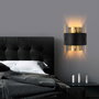 Opviq Lámpara de Pared Noctra - 15351 Dorado y Negro